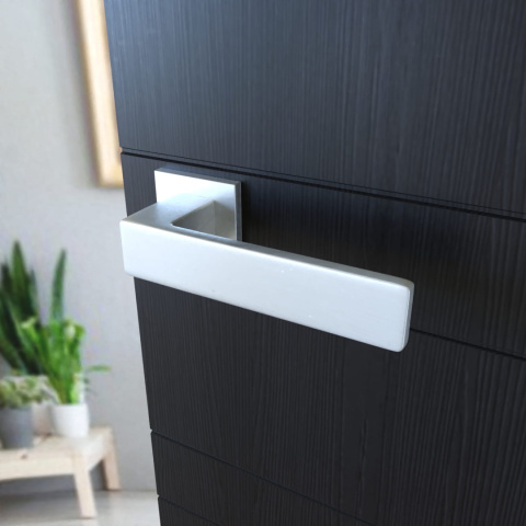 Klamka Imperia KIMP S M700 chrom mat na rozecie kwadratowej Infinity Line