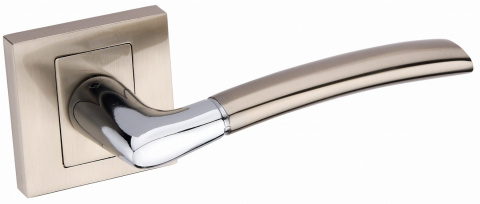 Klamka Dalia KDL 100K chrom/satyna na rozecie kwadratowej Infinity Line