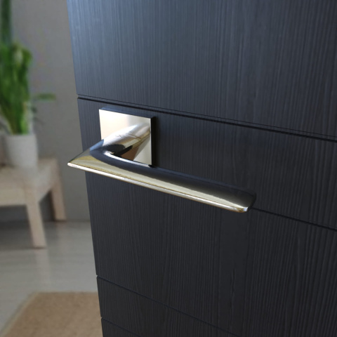 Klamka Giulietta KGUL S 700 chrom na rozecie kwadratowej Infinity Line