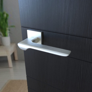 Klamka Linea KLIN S M700 chrom mat na rozecie kwadratowej Infinity Line