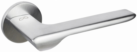 Klamka Linea KLIN S O M700 chrom mat na rozecie okrągłej Infinity Line