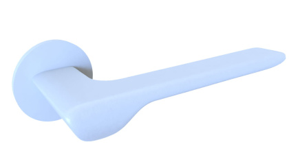 Klamka Linea KLIN S O 800 biała na rozecie okrągłej Infinity Line