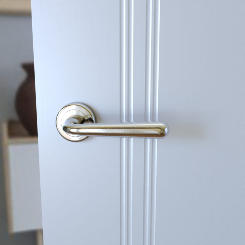 Klamka Lea KLE 700 chrom na rozecie okrągłej Infinity Line