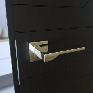 Klamka Nove KNV 700 chrom na rozecie kwadratowej Infinity Line