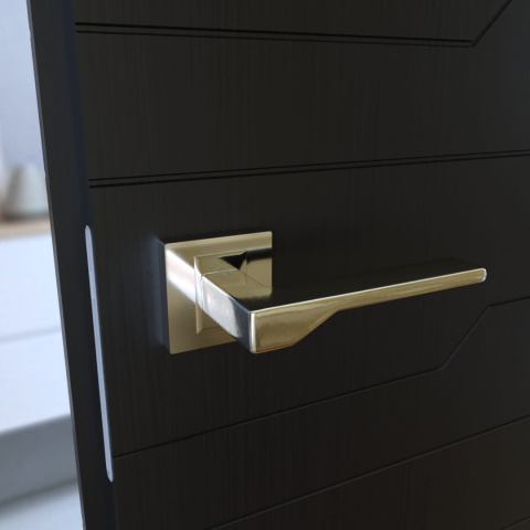 Klamka Nove KNV 700 chrom na rozecie kwadratowej Infinity Line