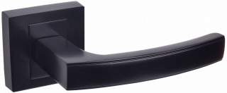 Klamka Hermes KHR B00 czarna na rozecie kwadratowej Infinity Line