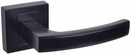 Klamka Hermes KHR B00 czarna na rozecie kwadratowej Infinity Line