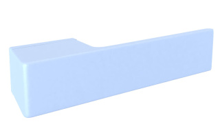 Klamka Polo KPOL 800 biała na rozecie prostokątnej Infinity Line