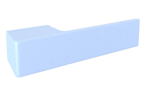 Klamka Polo KPOL 800 biała na rozecie prostokątnej Infinity Line