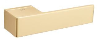 Klamka Polo KPOL M G00 złoty mat na rozecie prostokątnej Infinity Line