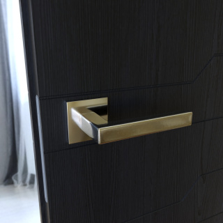 Klamka Stella KSTE S 700 chrom na rozecie kwadratowej Infinity Line