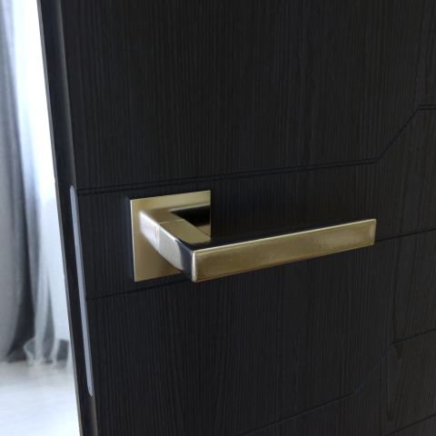 Klamka Stella KSTE S 700 chrom na rozecie kwadratowej Infinity Line