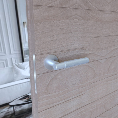 Klamka Tess KTS O M700 chrom mat na rozecie okrągłej Infinity Line