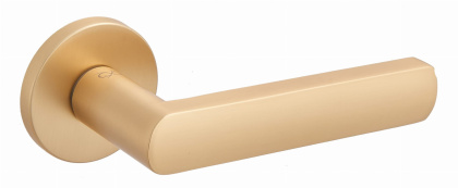 Klamka Torino fit KTF O MG00 złoty mat na rozecie okrągłej Infinity Line