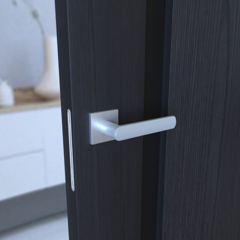 Klamka Torino fit KTF M 700 chrom mat na rozecie kwadratowej Infinity Line