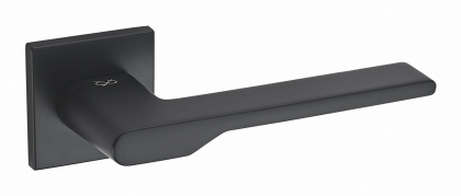 Klamka Toro fit KTO B00 czarna na rozecie kwadratowej Infinity Line