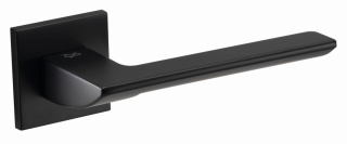 Klamka Astra fit KSA B00 czarna na rozecie kwadratowej Infinity Line