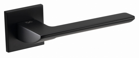 Klamka Astra fit KSA B00 czarna na rozecie kwadratowej Infinity Line