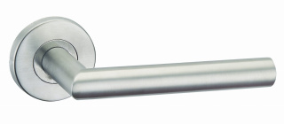 Klamka Duo KDU O 500 stal nierdzewna na rozecie okrągłej Infinity Line