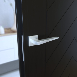 Klamka Vega fit KVG M 700 chrom mat na rozecie kwadratowej Infinity Line