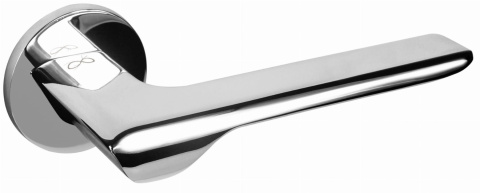 Klamka Linea KLIN S O 700 chrom na rozecie okrągłej Infinity Line