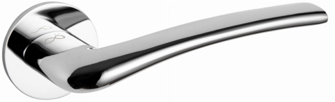 Klamka Vento KVNO S O 700 chrom na rozecie okrągłej Infinity Line