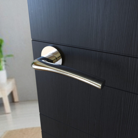 Klamka Vento KVNO S O 700 chrom na rozecie okrągłej Infinity Line