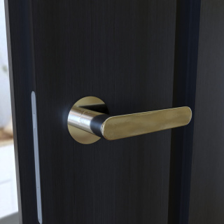 Klamka Wenus fit KWF O 700 chrom na rozecie okrągłej Infinity Line