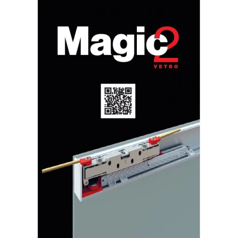 MAGIC 2 System do drzwi przesuwnych szklanych 10mm