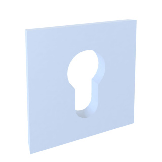 Rozeta kwadratowa SLIM RYQ S 802 biała wkładka