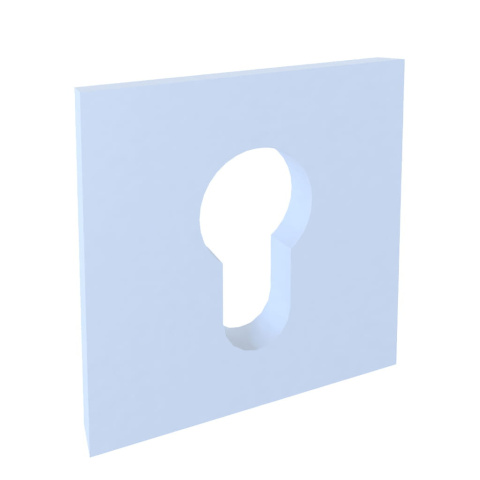 Rozeta kwadratowa SLIM RYQ S 802 biała wkładka