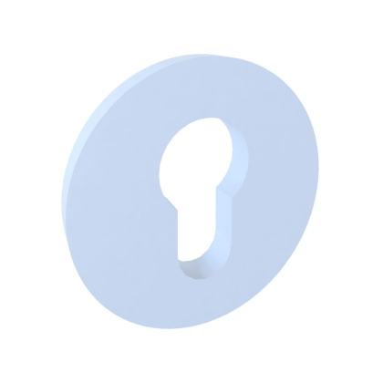 Rozeta okrągła FIT RFO 802 biała wkładka