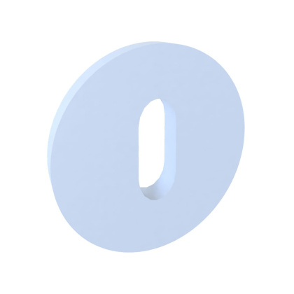 Rozeta okrągła FIT RFO 801 biała klucz