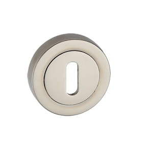 Rozeta okrągła RCK 601 satyna mat klucz