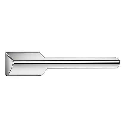 Klamka Horizon chrom błyszczący na rozecie ukrytej prostokątnej Corona