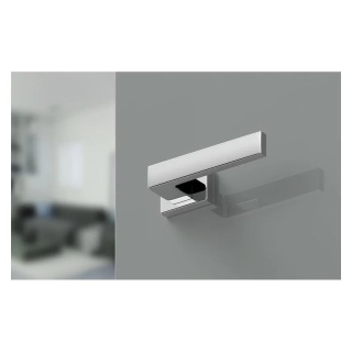 Klamka Focus chrom na rozecie prostokątnej Corona