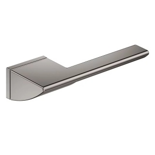 Klamka Horizon gunmetal na rozecie ukrytej prostokątnej Corona