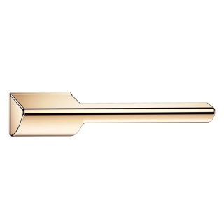 Klamka Horizon mosiądz błyszczący PVD na rozecie ukrytej prostokątnej Corona