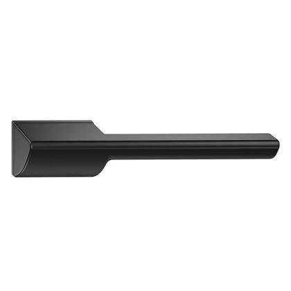 Klamka Horizon czarna na rozecie ukrytej prostokątnej Corona