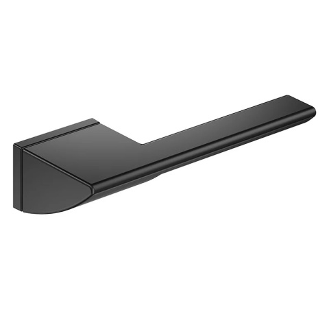 Klamka Horizon czarna na rozecie ukrytej prostokątnej Corona