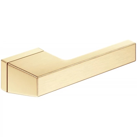 Klamka Maxima mosiądz matowy na rozecie ukrytej prostokątnej Corona