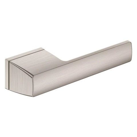 Klamka Optima nikiel szczotkowany na rozecie ukrytej prostokątnej Corona