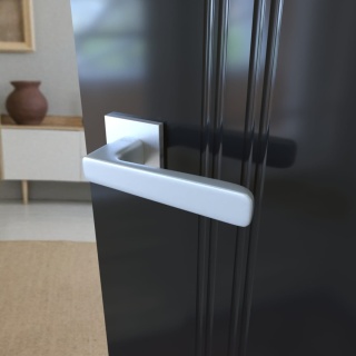 Klamka Parma fit KPR M 700 chrom mat na rozecie kwadratowej Infinity Line