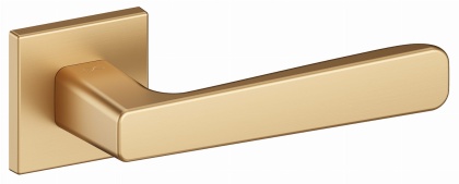 Klamka Parma fit KPR M G00 złoty mat na rozecie kwadratowej Infinity Line