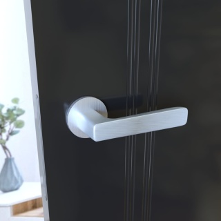 Klamka Parma fit KPR O M700 chrom mat na rozecie okrągłej Infinity Line