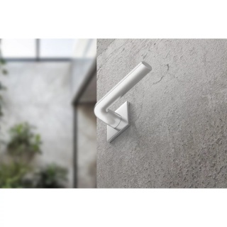 Klamka Scandi Slim chrom szczotkowany na rozecie kwadratowej Corona