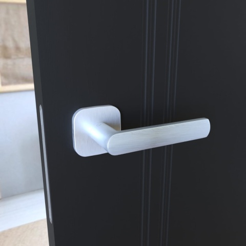 Klamka Torino fit KTF QO M700 chrom mat na rozecie kwadrat - owal Infinity Line