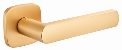 Klamka Torino fit KTF QO MG00 złoty mat na rozecie kwadrat - owal Infinity Line