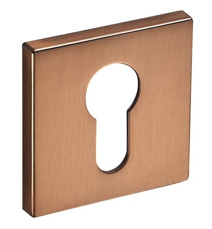 Rozeta kwadratowa FIT RFQ 902 brąz satyna wkładka