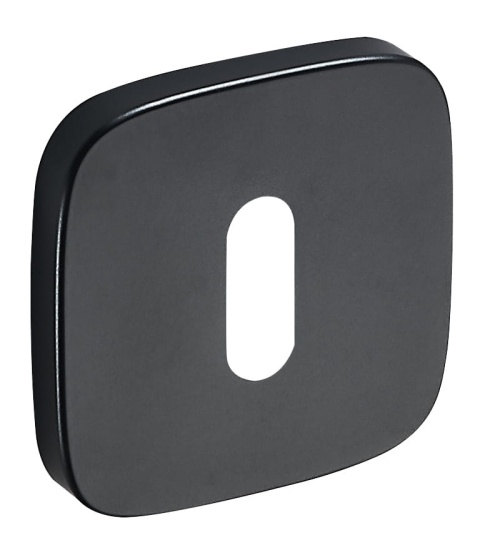Rozeta kwadrat - owal FIT RQO B01 czarna klucz